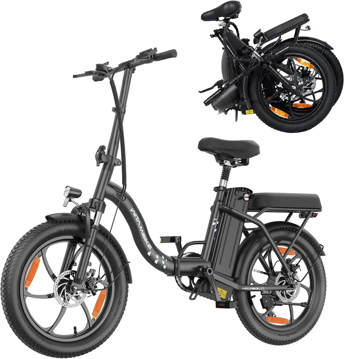 TIGUOWISH VTT Électrique Adulte - Vélo Électrique Homme Batterie Amovible 48V Moteur sans Balais – 500 W, 16 AH, gris/noir