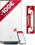 Ariston Velis Evo Dune Dry WiFi 65L Kit Complet - Chauffe-Eau Élec. 27cm – rouge/gris/orange