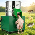 Machine à plumer volaille Automatique INOX Modèle 25 1500W Grande capacité Doigts Caoutchouc résistants – argenté