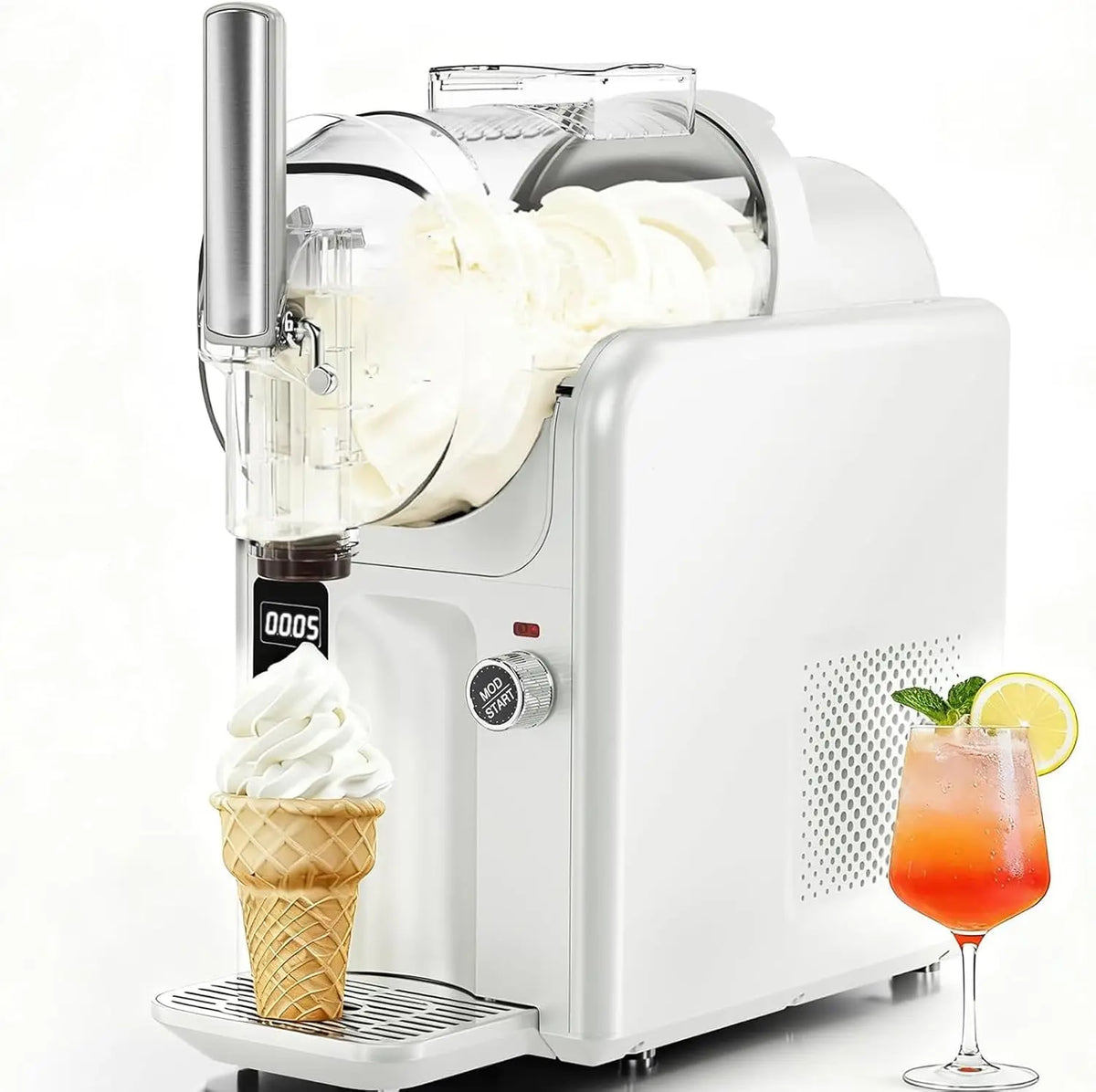 Machine à crème glacée molle et boisson congelée