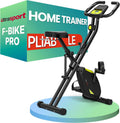 Ultrasport F-Bike Pro Vélo d'Appartement Pliable I Vélos d'Appartement Extra Silencieux jusqu'à 150 kg – vert/gris