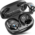 Ecouteurs Bluetooth Sans Fil Sport casque audio – gris/noir