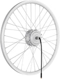 E-Bike Moteur moyeu Roue Avant vélo – 250 W, 19,5 Nm, argenté