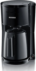 SEVERIN Cafetière Filtre Isotherme – 1000 W, 1 L, noir