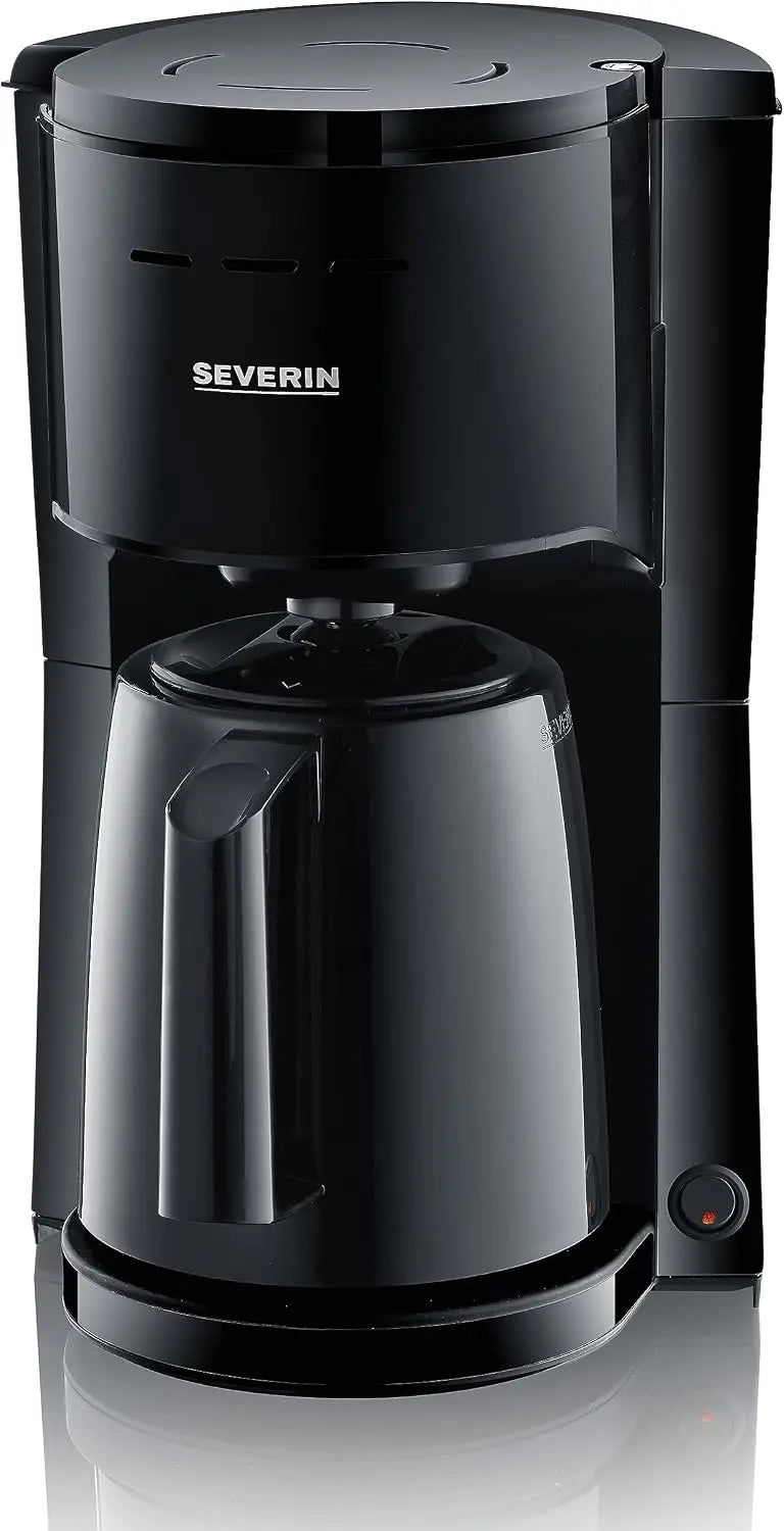 SEVERIN Cafetière Filtre Isotherme – 1000 W, 1 L, noir