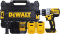 DEWALT Perceuse Visseuse à Percussion XRP 18V 5 Ah Li-Ion sans balais - 2 Batteries - Système Automatique – DCD996P2-QW, 95 Nm, noir/gris/jaune