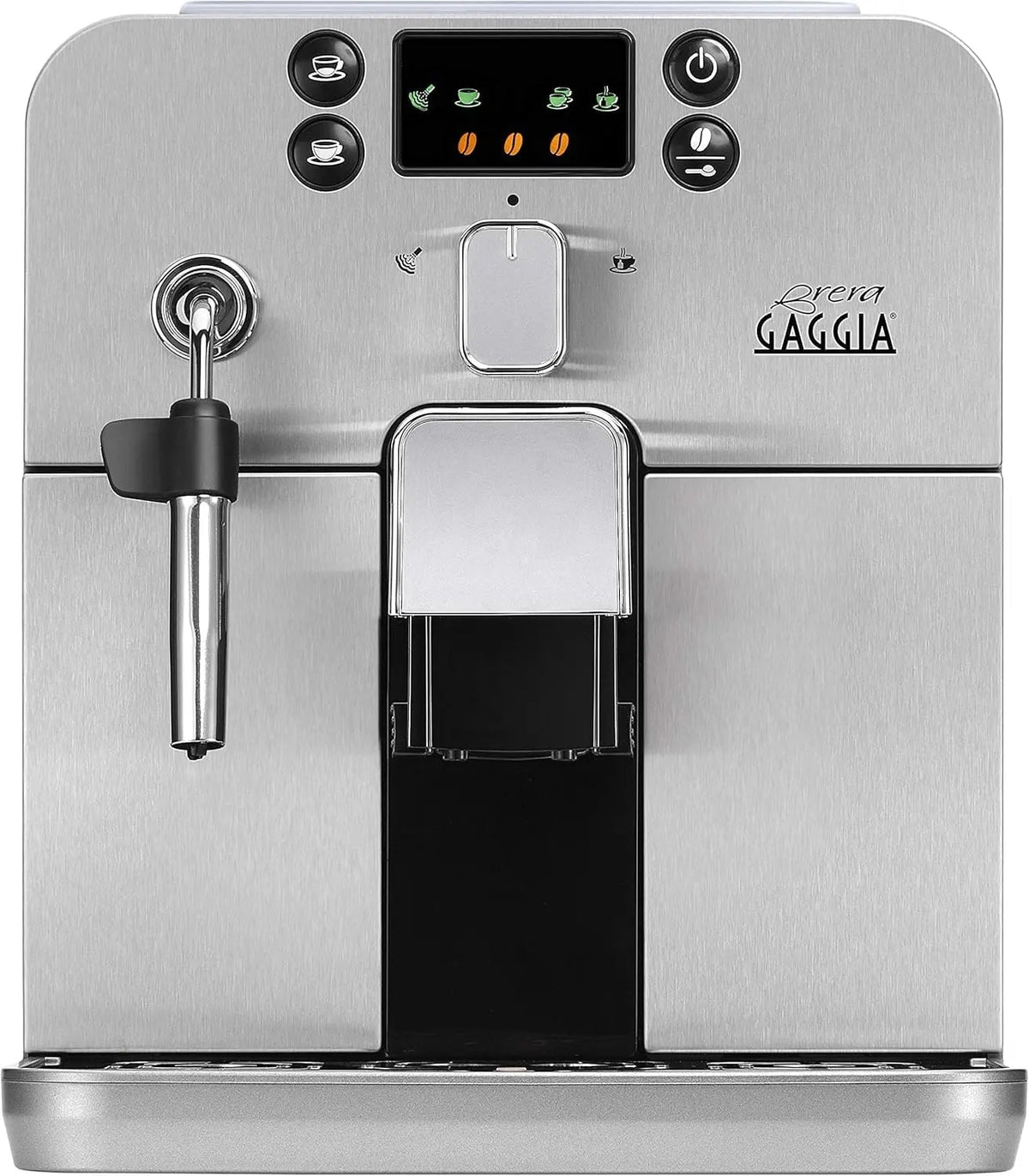 GAGGIA RI9305/01 Brera - Cafetière automatique - Argent Import Allemagne – 1400 W, 50 Hz, argenté