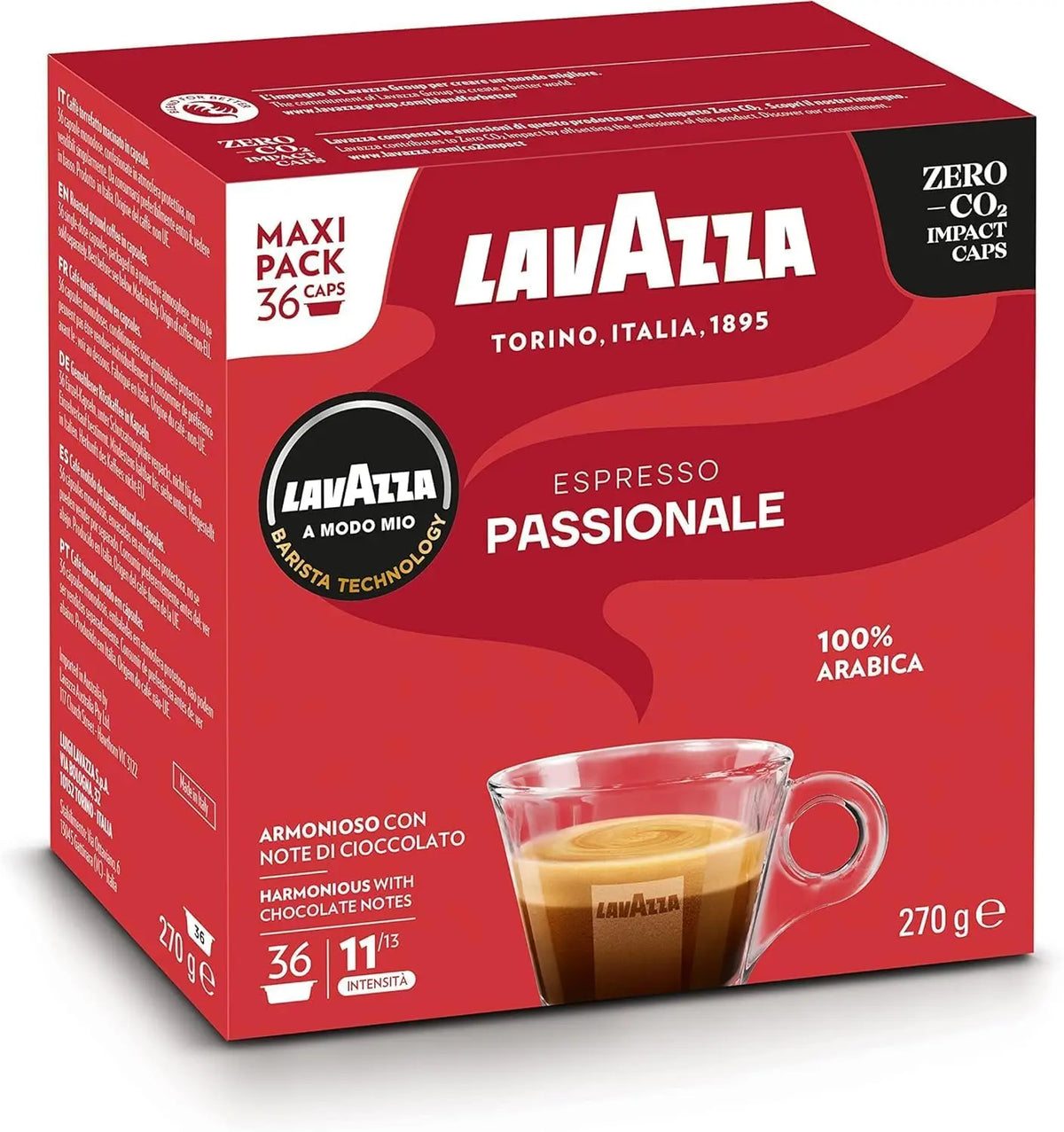 Lavazza A Modo Mio Espresso Passionale machine à café – chocolat