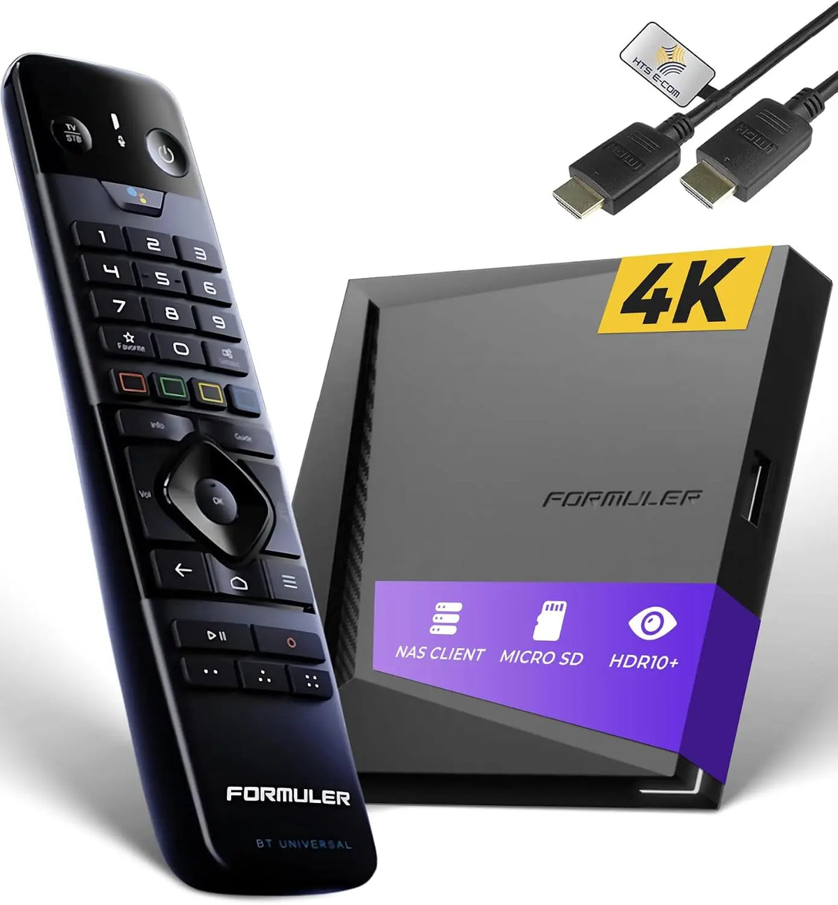 Formuler Z11 Pro Max 4K BT1-Edition Lecteur média OTT Android 11,4K UHD HDR10+ Smart IP Media-Box – gris/noir