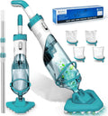 FOTING Aspirateur de Piscine 1.0 avec Batterie – 4200 l/h, 2000 mAh, bleu/gris