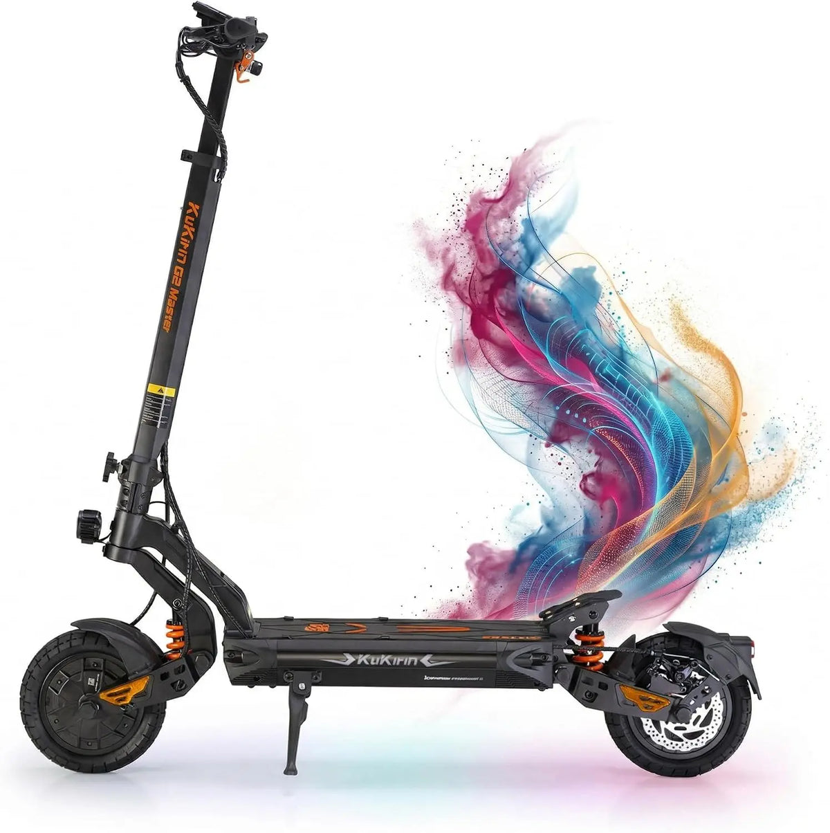 KuKirin Série G2 Trottinette Électrique Adulte Pliable – 20,8 Ah, gris/blanc