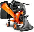 SuperHandy Aspirateur à Feuilles & broyeur de Bois – 175 L, gris/noir/orange