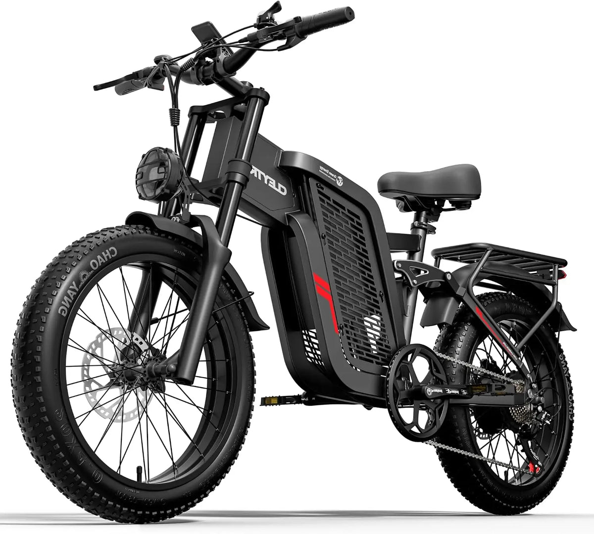 Vélo électrique pour adulte – 25 Ah, gris/noir