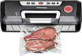 ROMMELSBACHER Scelleuse sous Vide VAC 285 machine de scellage – 9 L/min, gris/noir/orange