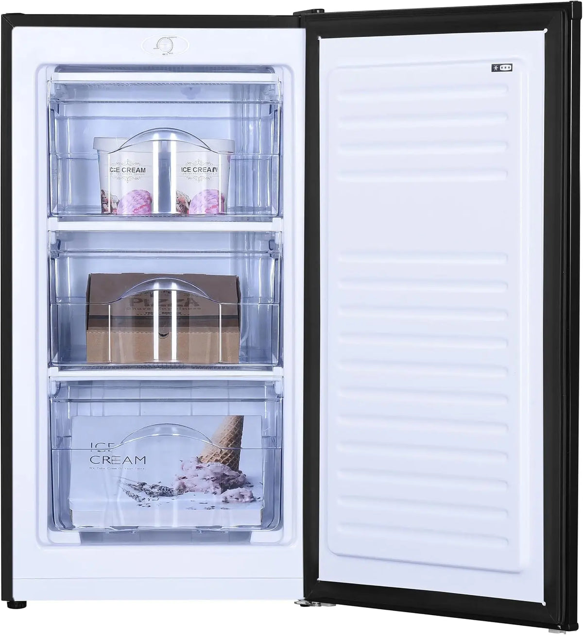 PRIMO PR150DV Congélateur de table - 64L - Pose Libre - Classe D - Noir – 126 kWh