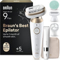 Braun Silk·épil 9 Flex SkinSpa Épilateur pour femme – noir/gris