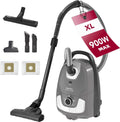 Akitas C11 900W Aspirateur avec Sac Câble de 7m Puissance d'Aspiration réglable Nettoyage Multi-Surface – gris