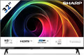 Sharp 32 pouces HD Ready LED téléviseur avec Dolby Digital 3 HDMI 2 USB DVB-T/T2 32HA1205E HA Series – noir