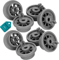 Set de 8 Roues Lave-Vaisselle pour Panier Inférieur – gris
