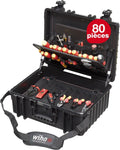 Wiha Caisse à outils électricien Competence XL 81 pièces 40523 – gris/noir