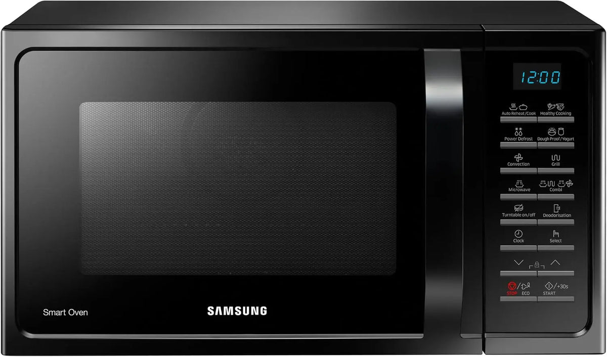 SAMSUNG Micro-ondes Combiné 28 L Grill 1500 W Chaleur Tournante MC28H5015AK – noir/gris