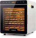 AREBOS Déshydrateur Alimentaire INOX 800 W – argenté